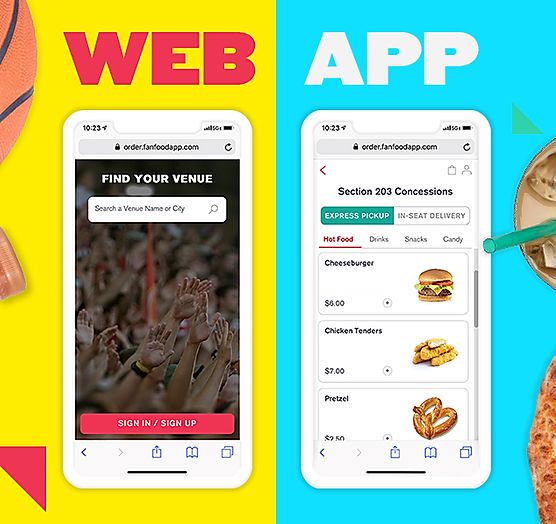 fanfood web app