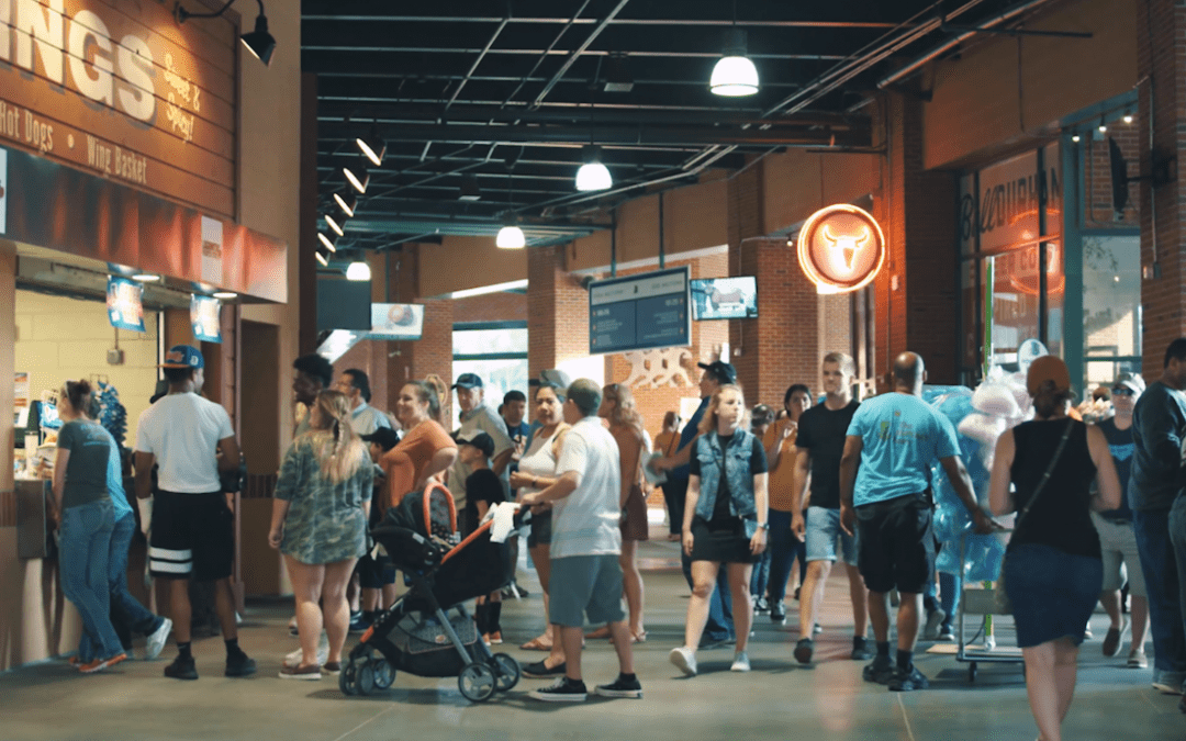 durham bulls athletic park concessions concourse