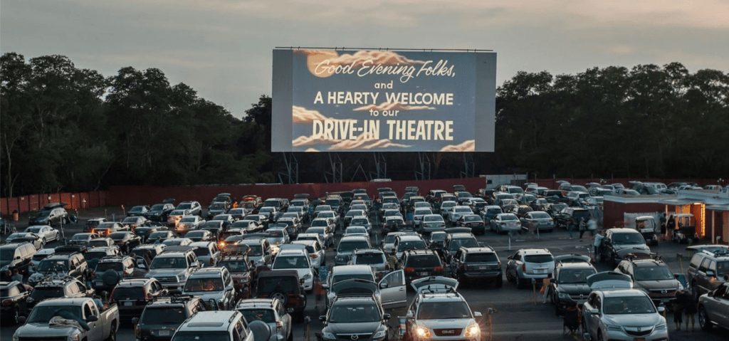 movie at parking
